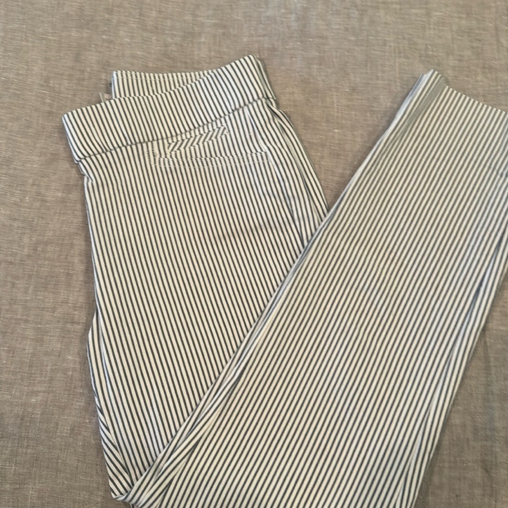 Anne Klein, striped, ankle pants